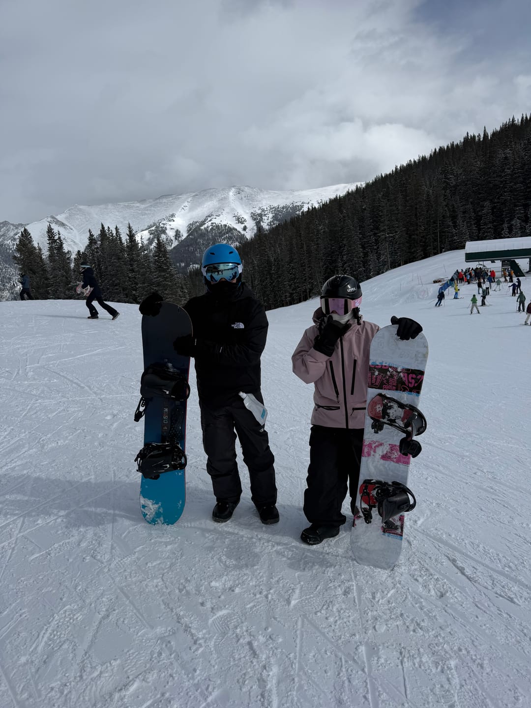 Customer photo review of Women's Pink Multifunctional Waterproof Insulated Snow Jacket