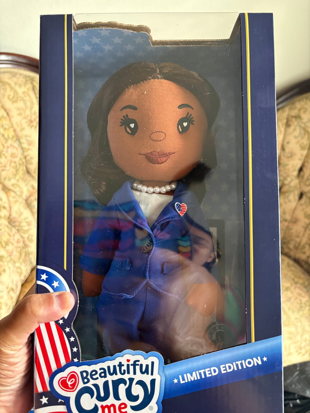 Customer photo review of Madam VP | Vice President Collectible Limited Edition 14 inch Plush Doll