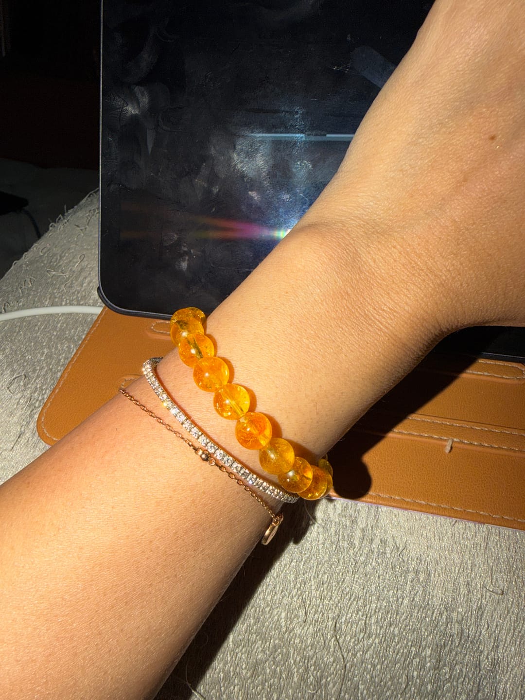 Customer photo review of Citrine Bracelet