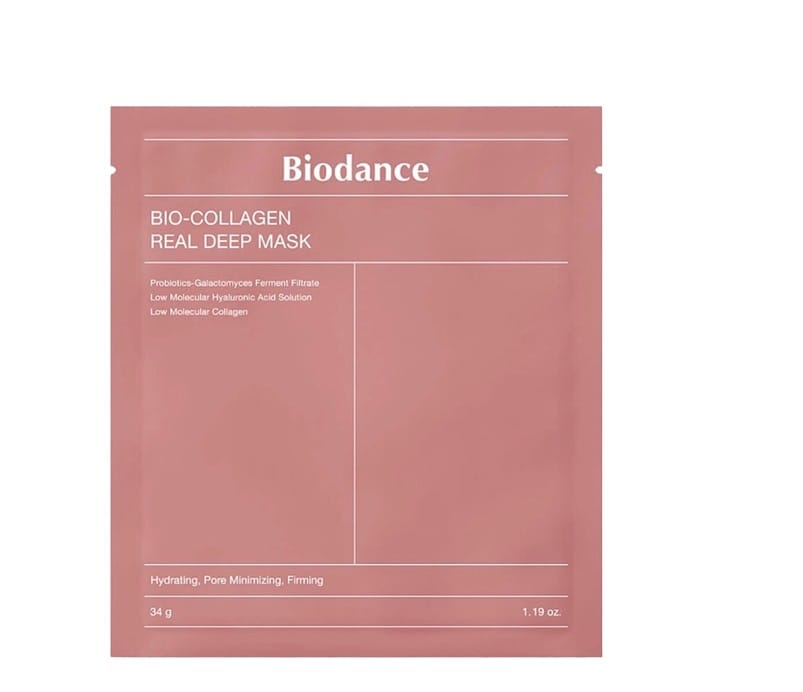 Customer photo review of Nakts hidrogela maska ar kolagēnu Biodance Bio-Collagen Real Deep Mask