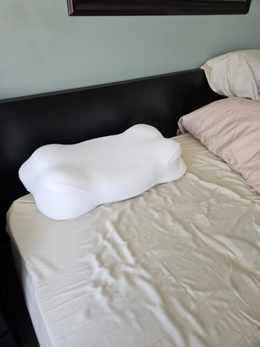 Customer photo review of Cloud Cooling Pillow Case