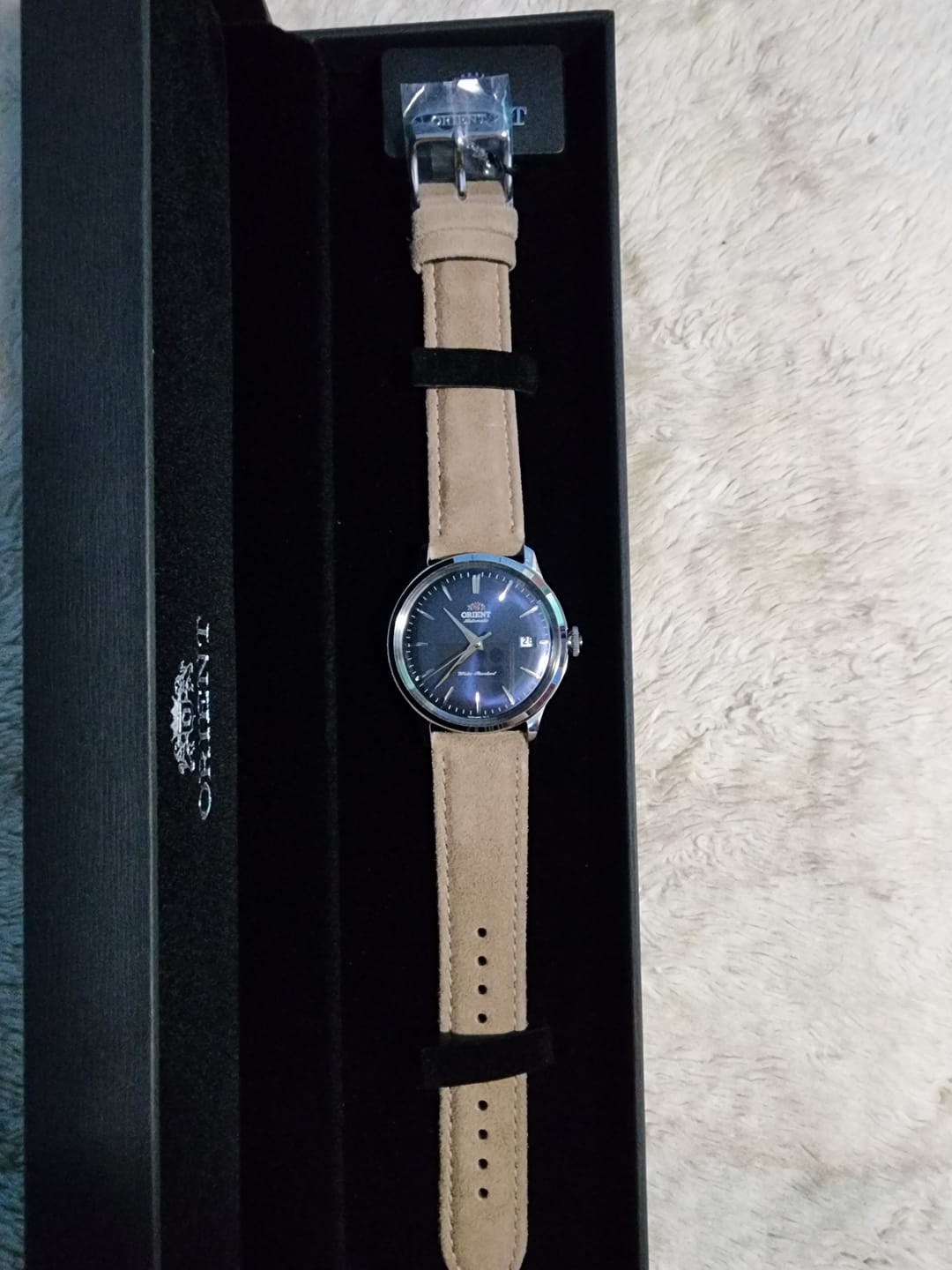 Customer photo review of Reloj Orient Automatic RA-AC0M12L Bambino Azul 38.4mm