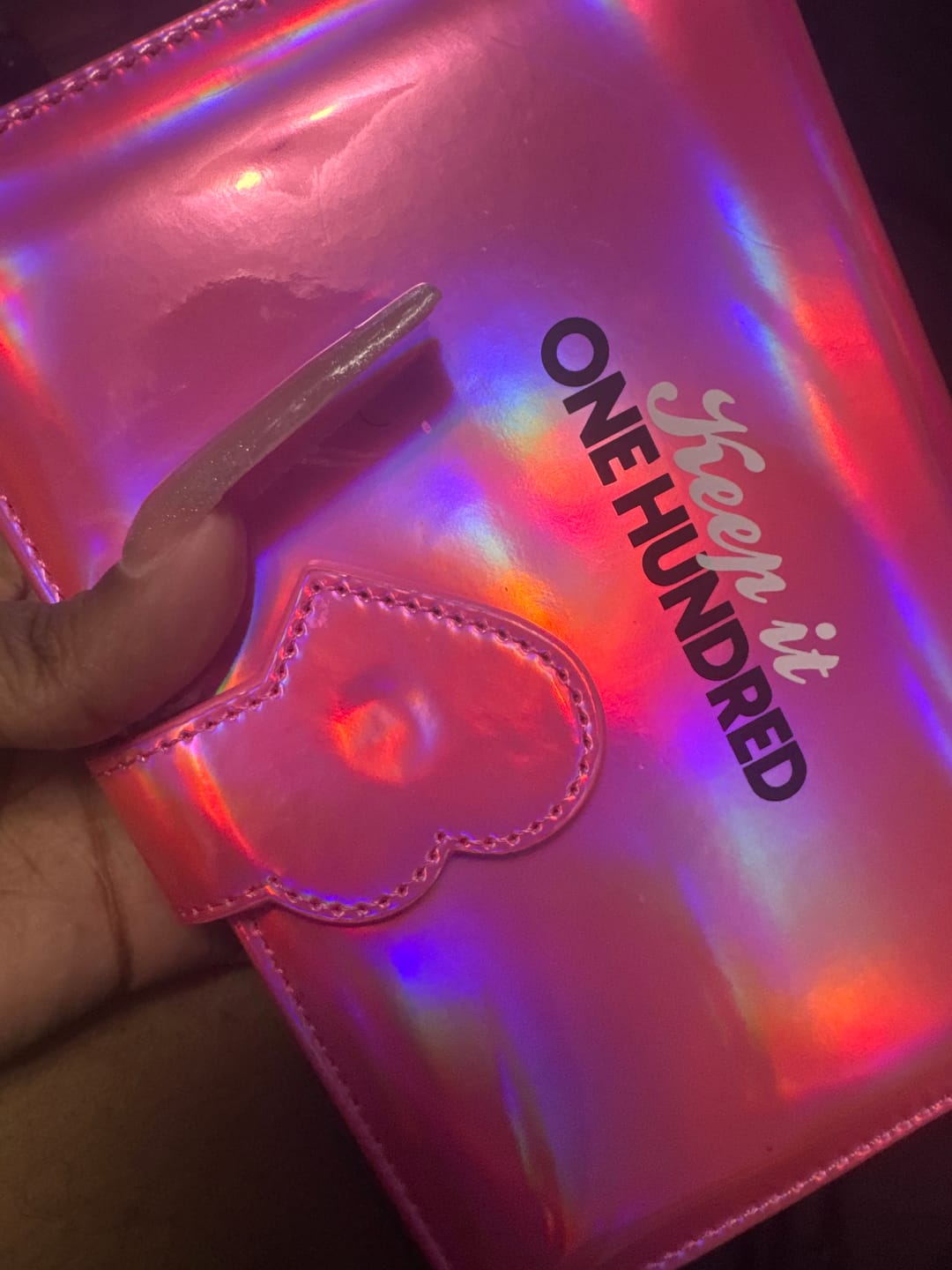 Customer photo review of Keep it 100 - Pink