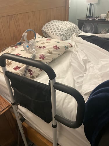 Customer photo review of MobilityPal Bed Rail