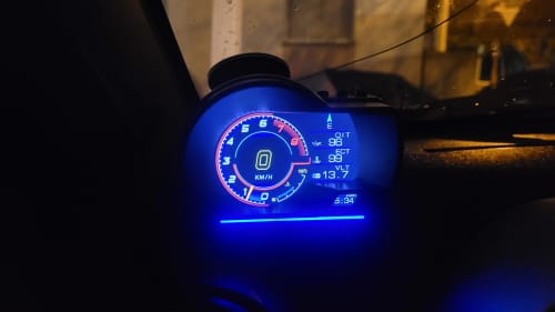 Customer photo review of Car Head Up Display OBD2 Smart Car HUD