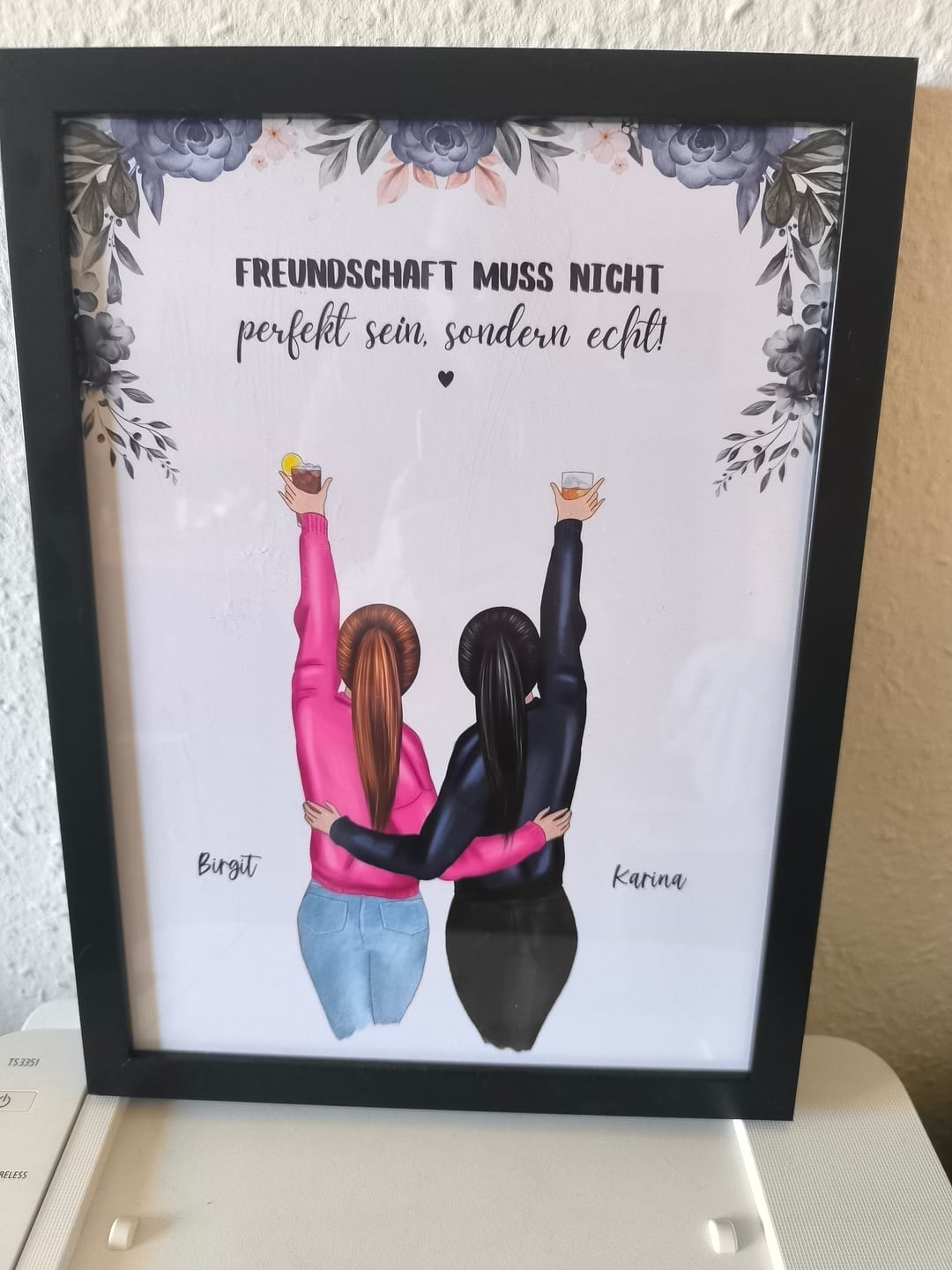 Customer photo review of Best Friends Forever - Personalisiertes Poster