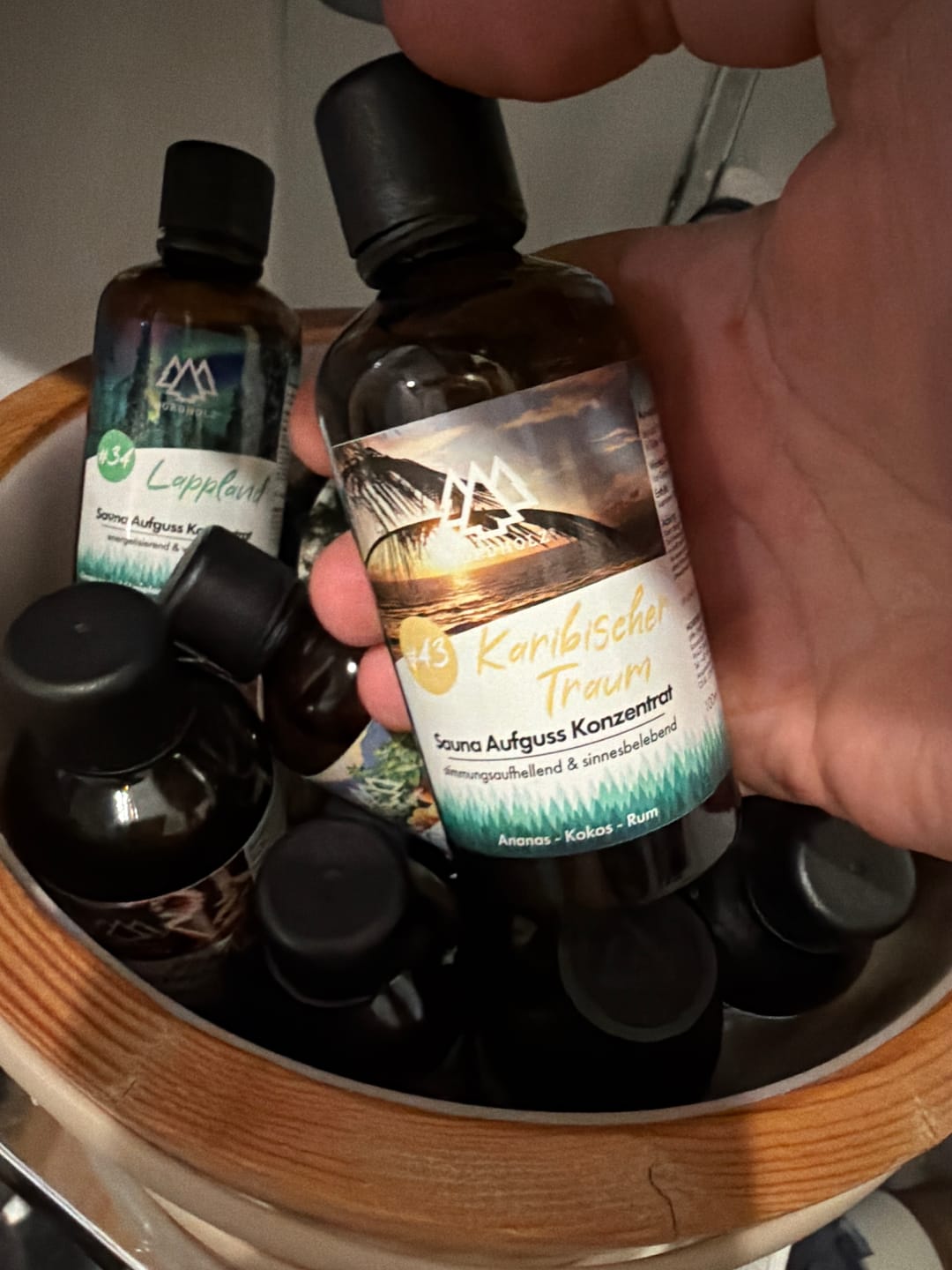 Customer photo review of Sauna Aufguss Konzentrat #43 Karibischer Traum
