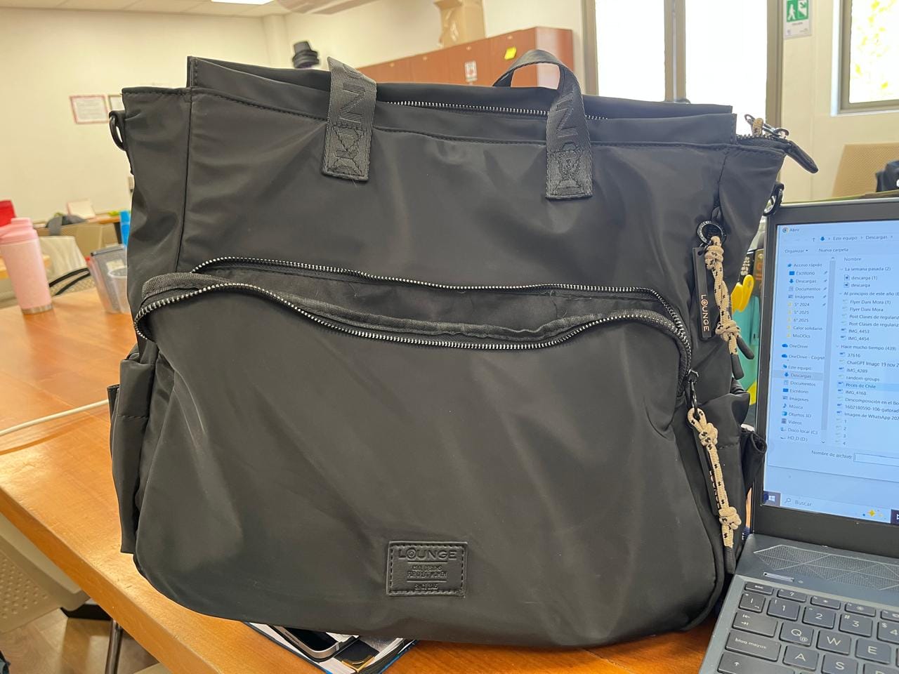 Customer photo review of Cartera Notebook Nylon Back To School