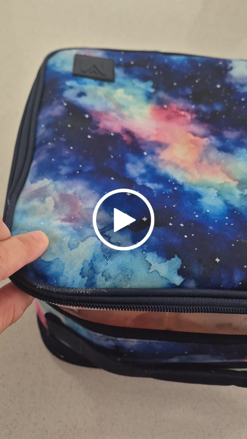 Customer video review of MontiiCo Large Insulated Lunch Bag - Starlight - PRE-ORDER