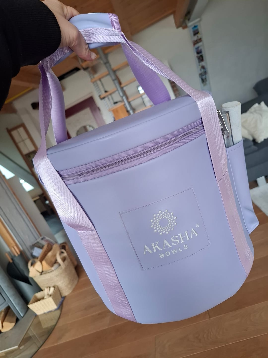 Customer photo review of Kristallklangschalen Tasche 20 cm | AkashaBowls®