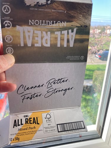 Customer photo review of Ultimate Variety Mixed Pack 50g x 12 bars