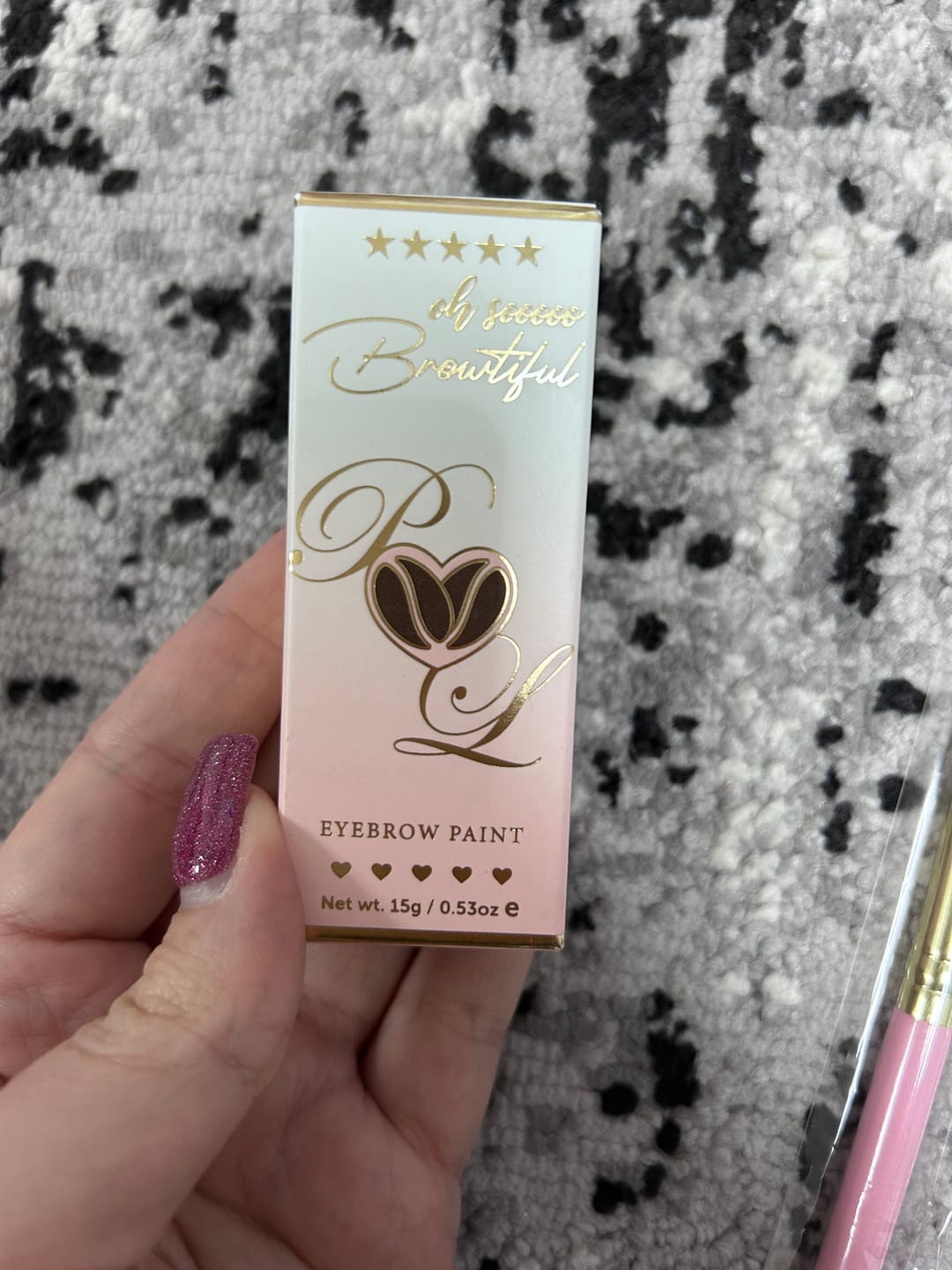 Customer photo review of P.Louise Eyebrow Paint