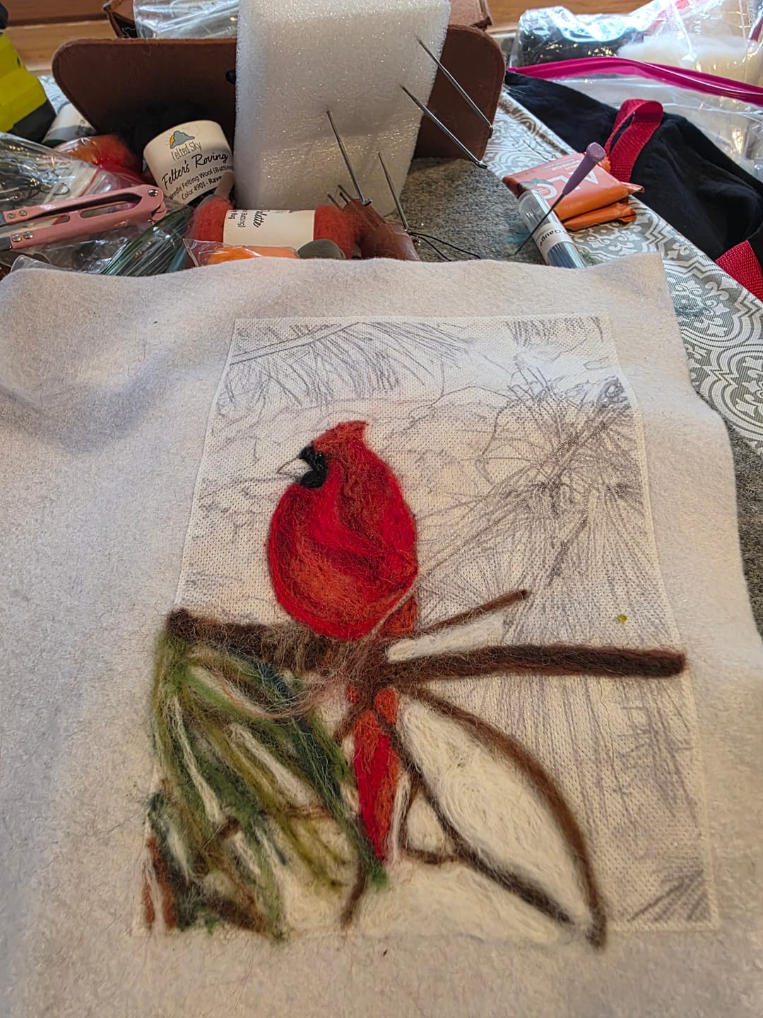 Customer photo review of Lady Bug - 1/8 oz Felter's Palette