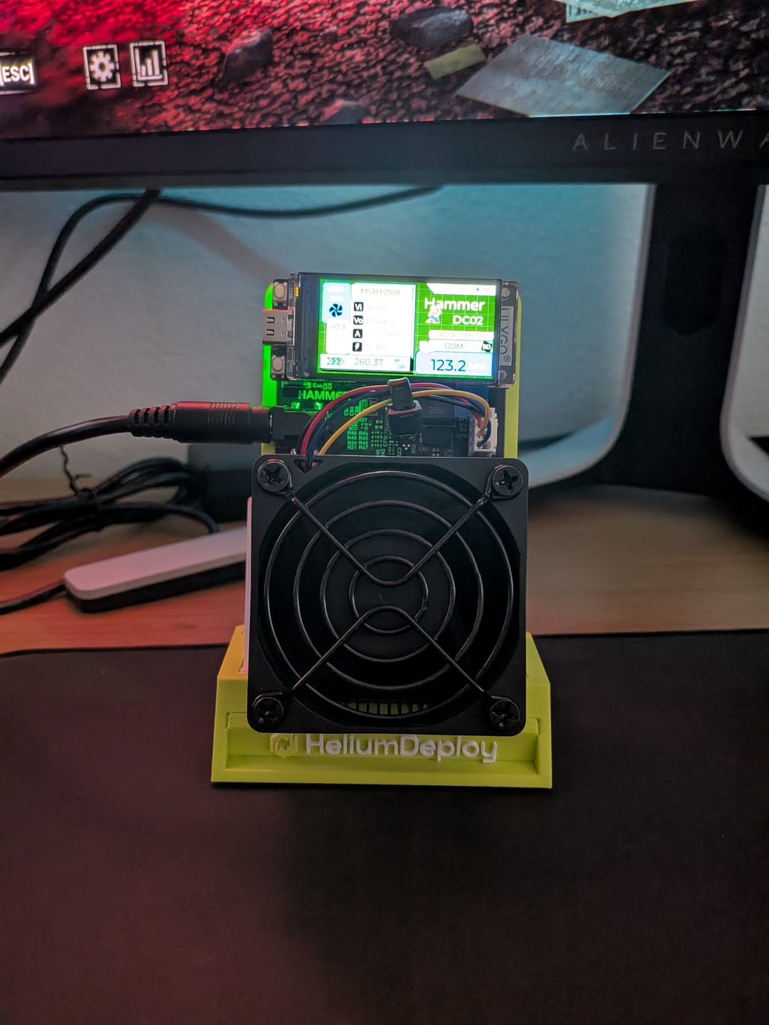 Customer photo review of Hammer Miner (105MH/s)