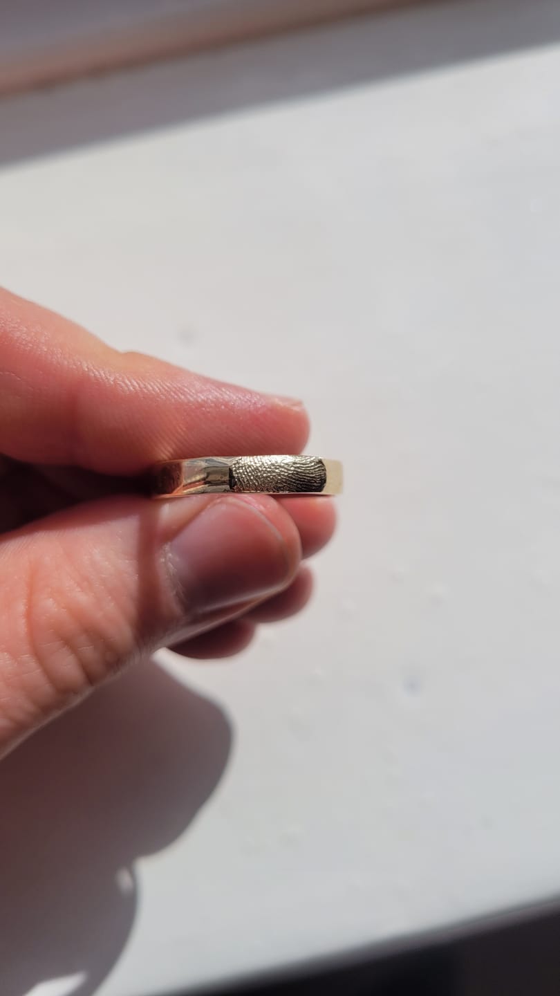 Customer photo review of Imprint Kit - Band Ring