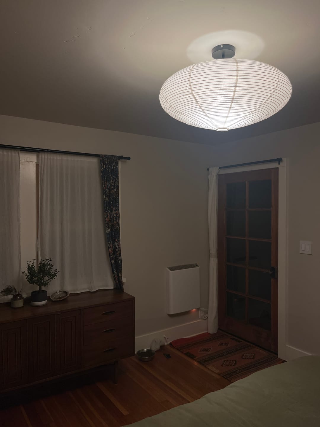 Customer photo review of Ellipse Washi Paper Pendant Lampshade