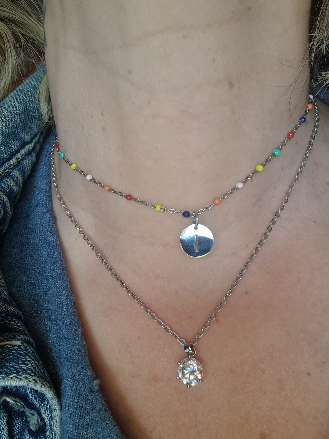 Customer photo review of Collar Letras ABC