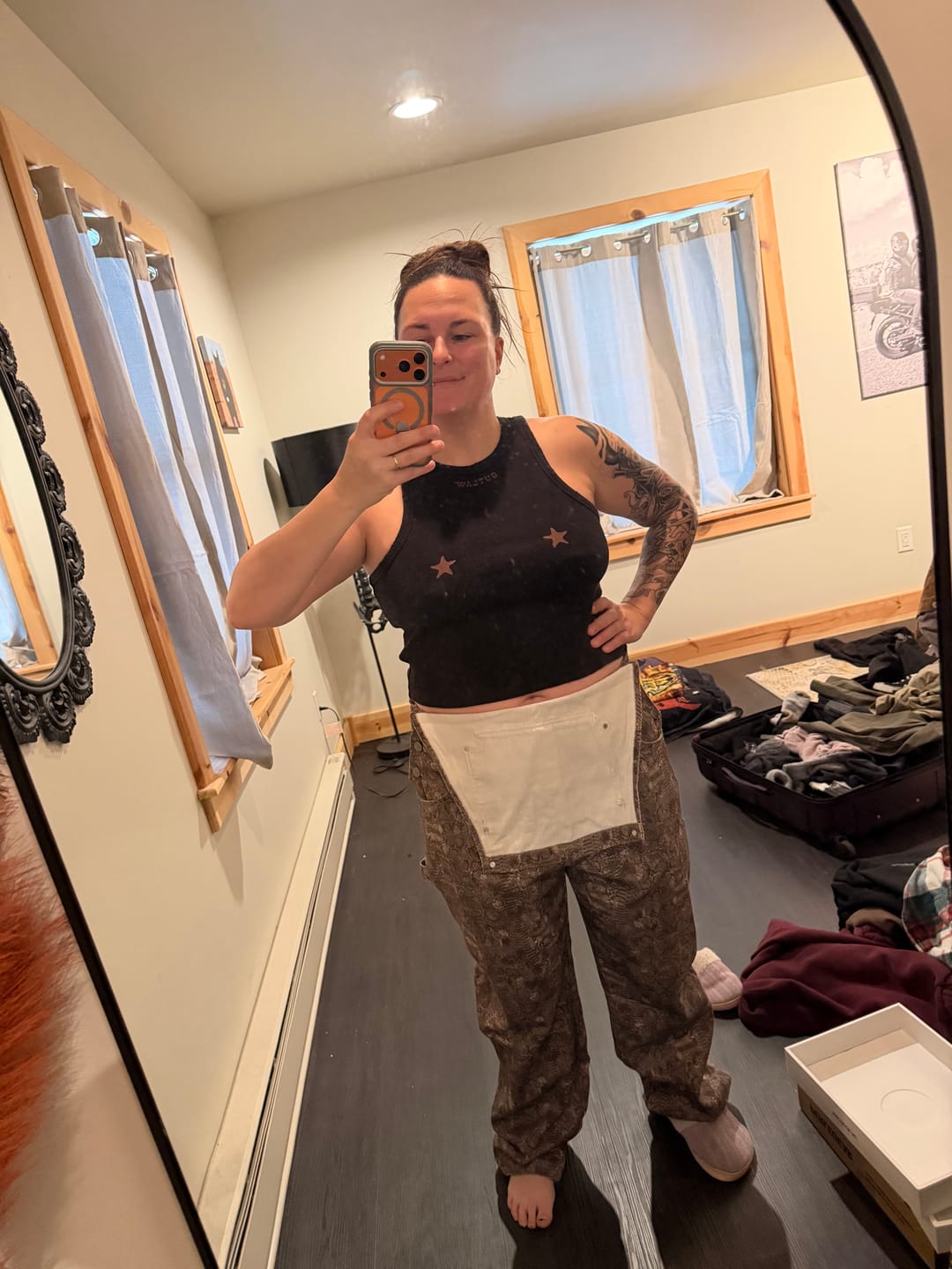 Customer photo review of Lucky Stars Ribbed Tank