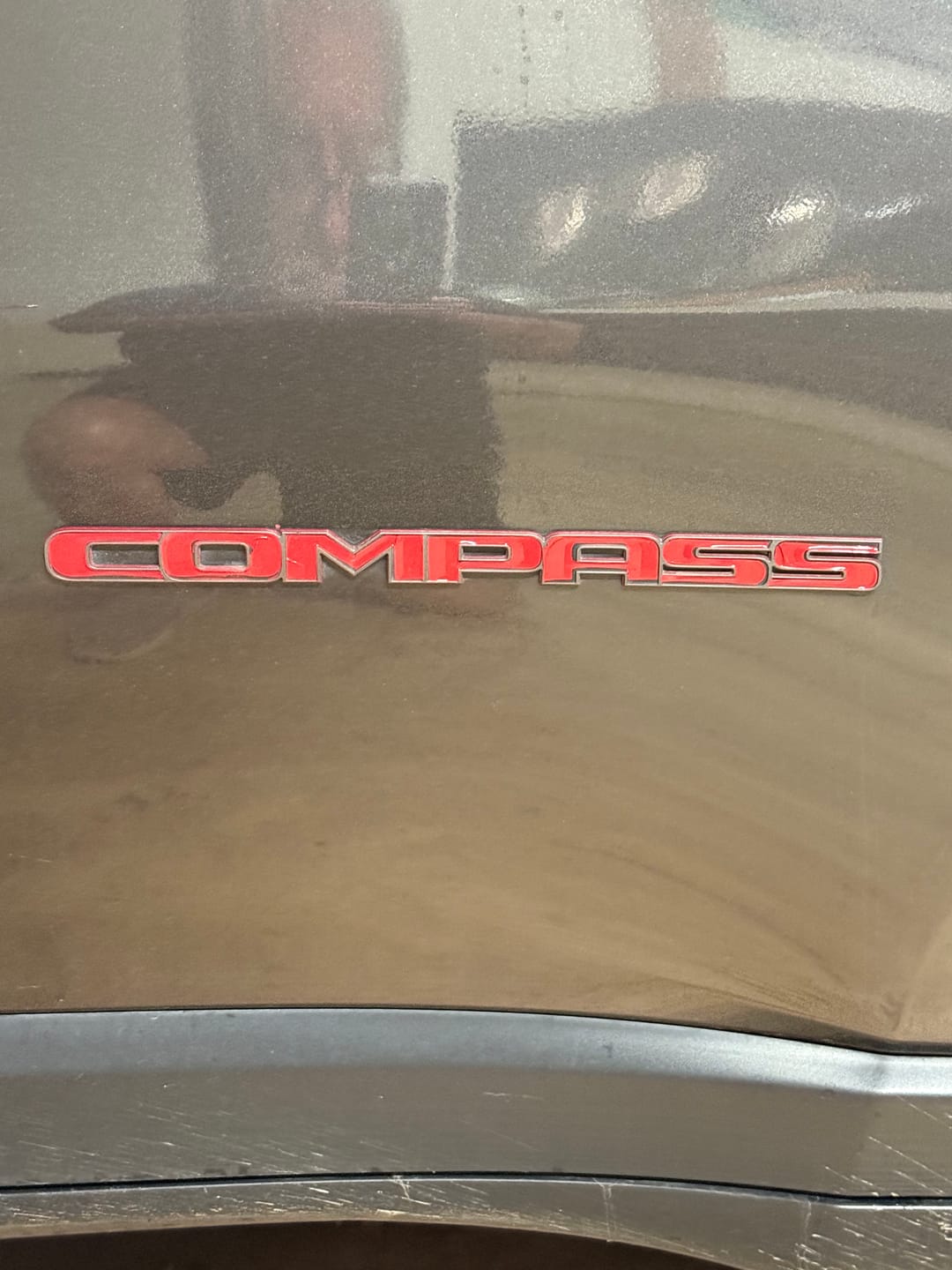Customer photo review of COMPASS Door Emblem Overlay Decal Set | Fits 2011+ Jeep Compass