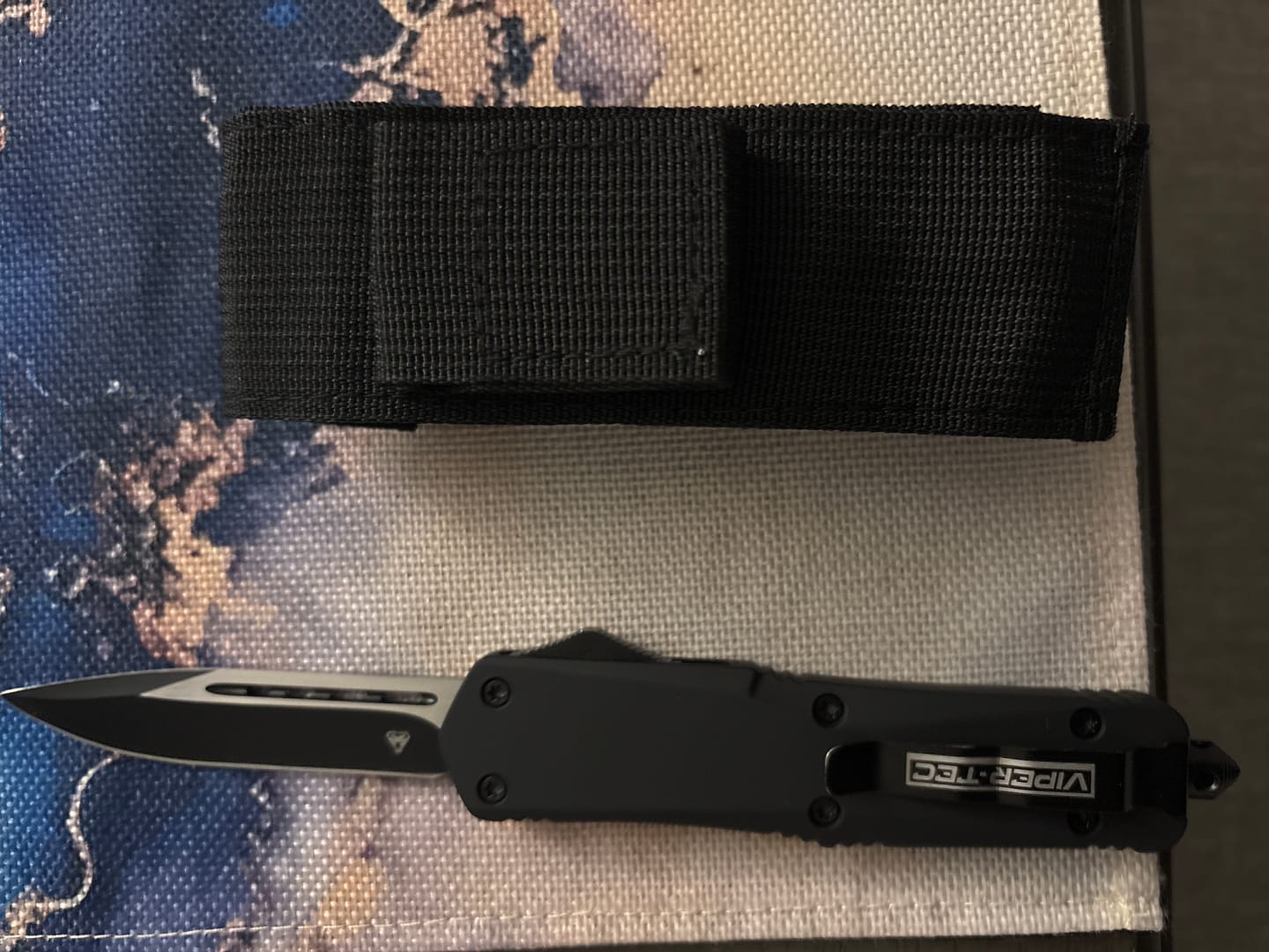 Customer photo review of Black Ghost OTF Knife (Multiple Blade Styles Available)