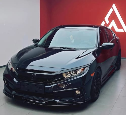 Customer photo review of Front Honery Grill Mesh For 10th Gen Civic