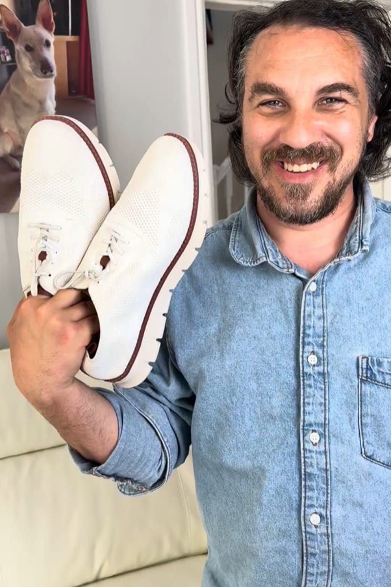 Customer photo review of Ultra Comfy - Shoes