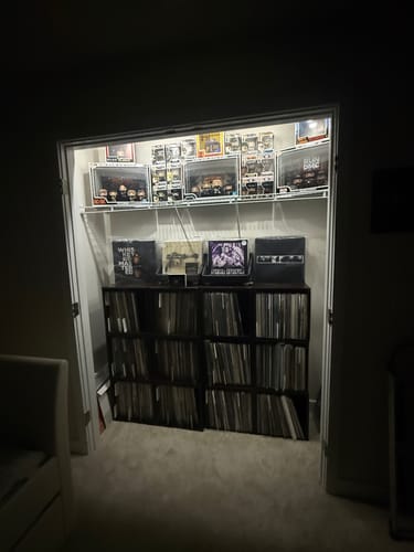 Customer photo review of Record Roots Tabletop Storage System