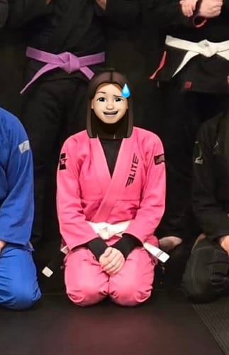 Customer photo review of Core Pink Brazilian Jiu Jitsu Womens BJJ Gi