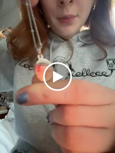 Customer video review of The Tooth Necklace