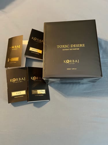 Customer photo review of TOXIC DESIRE 100ml + Free Discovery Perfume Set 20ml