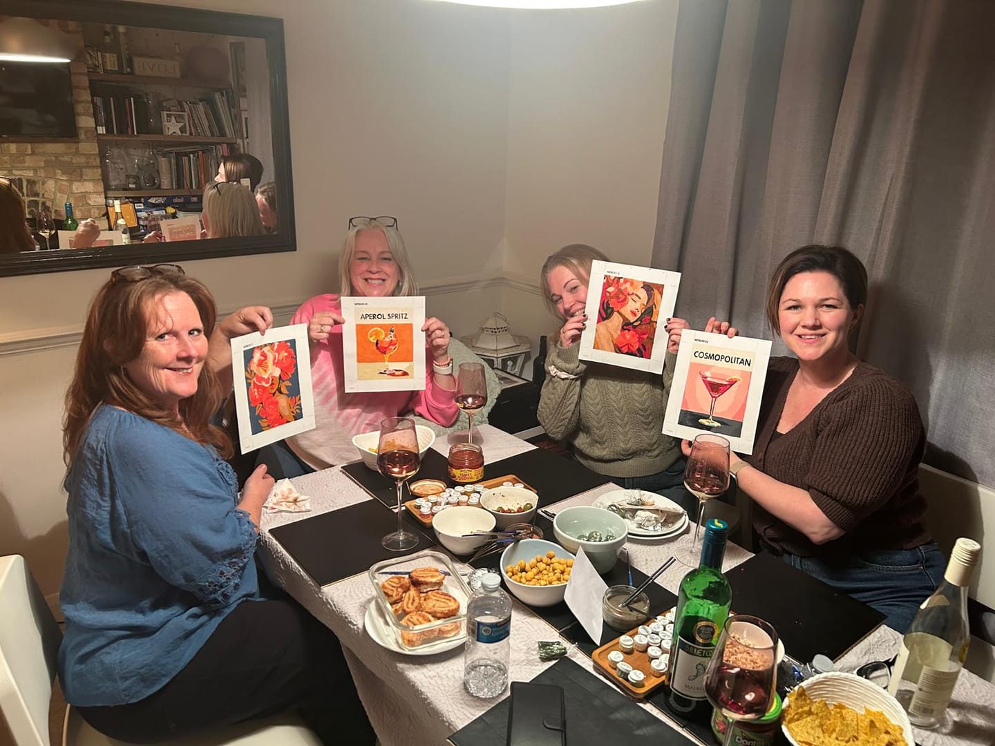 Customer photo review of 6 Mini Paintings - Cocktail Deluxe Set