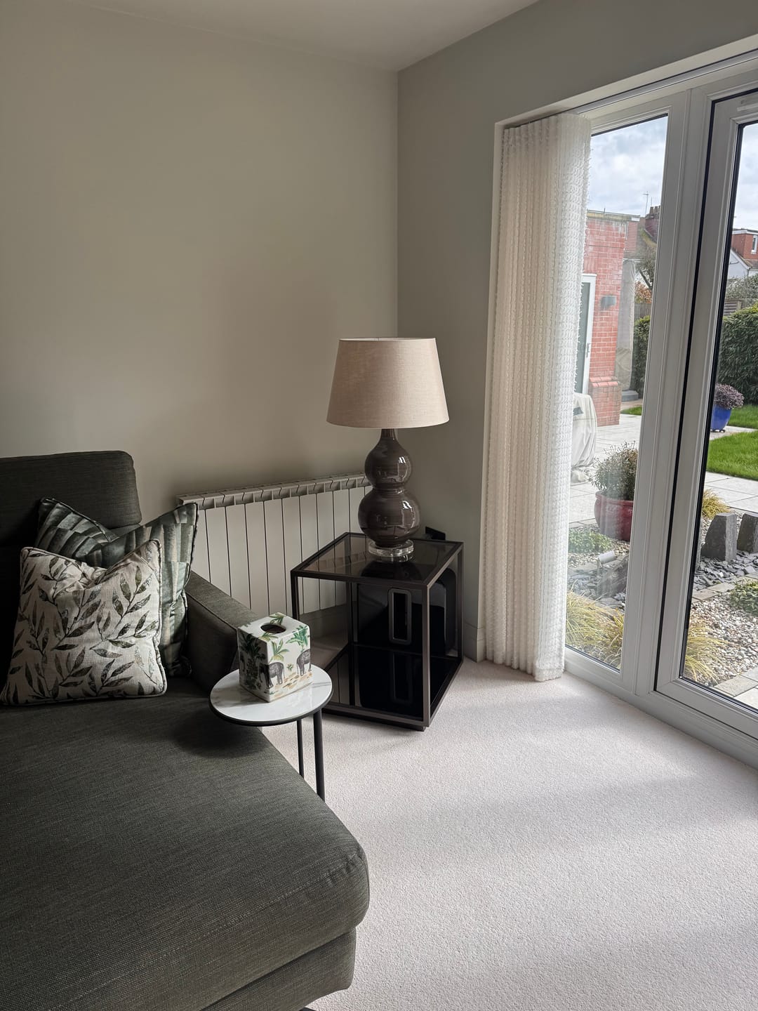 Customer photo review of Amara Side Table - Dark Bronze