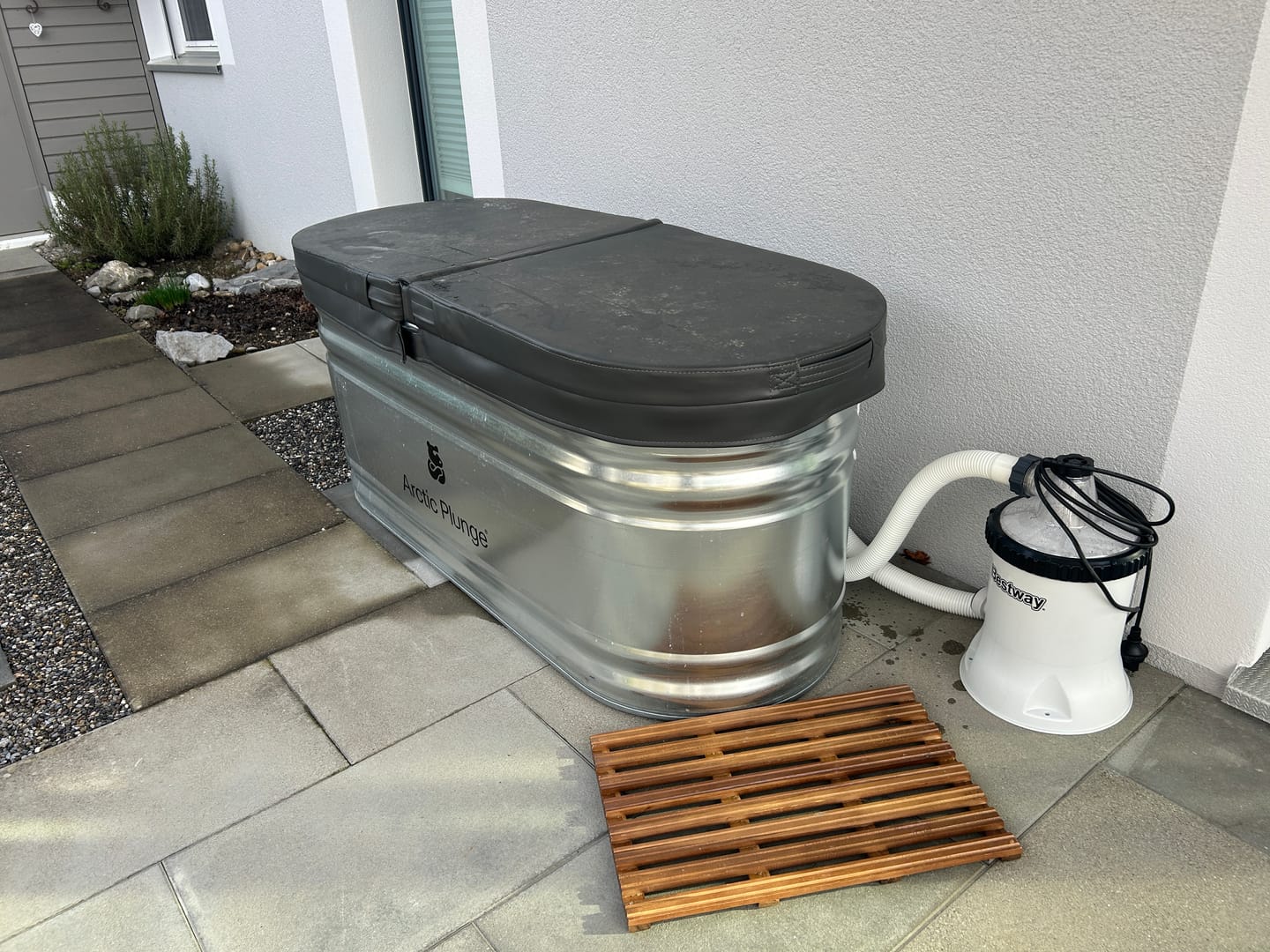 Customer photo review of Eisbad Stahlwanne