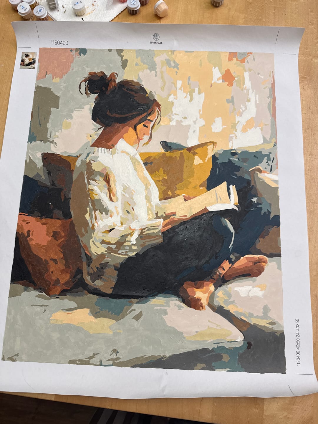 Customer photo review of Sunday time | Paint by Number