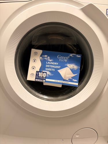 Customer photo review of דפי ניקוי כביסה