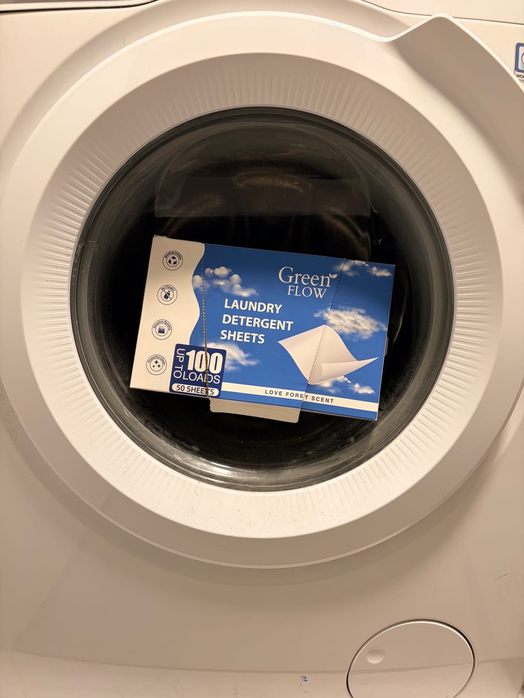 Customer photo review of דפי ניקוי כביסה