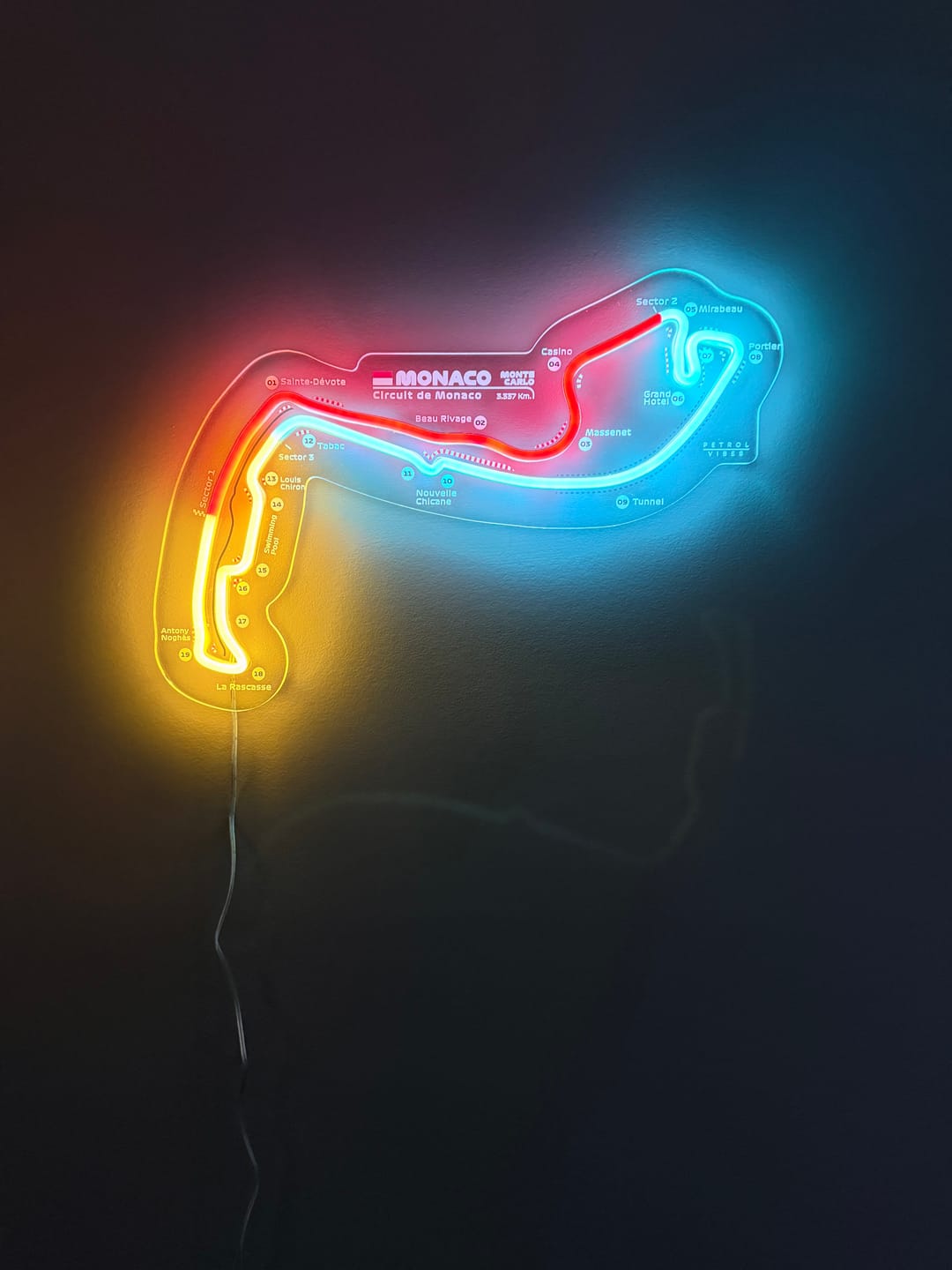 Customer photo review of Circuit De Monaco Neon Race Track