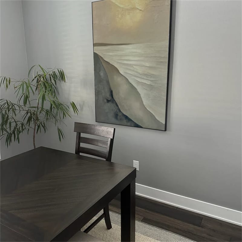 Customer photo review of Ocean And Sky Abstract Textured Wall Art #OS075
