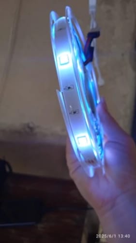 Customer photo review of The Soft Glow Lights — Your Mood. Your Colour. Your Space.