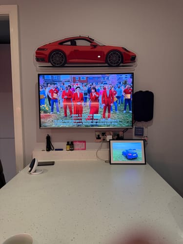 Customer photo review of Your Custom Car Acrylic Print Service