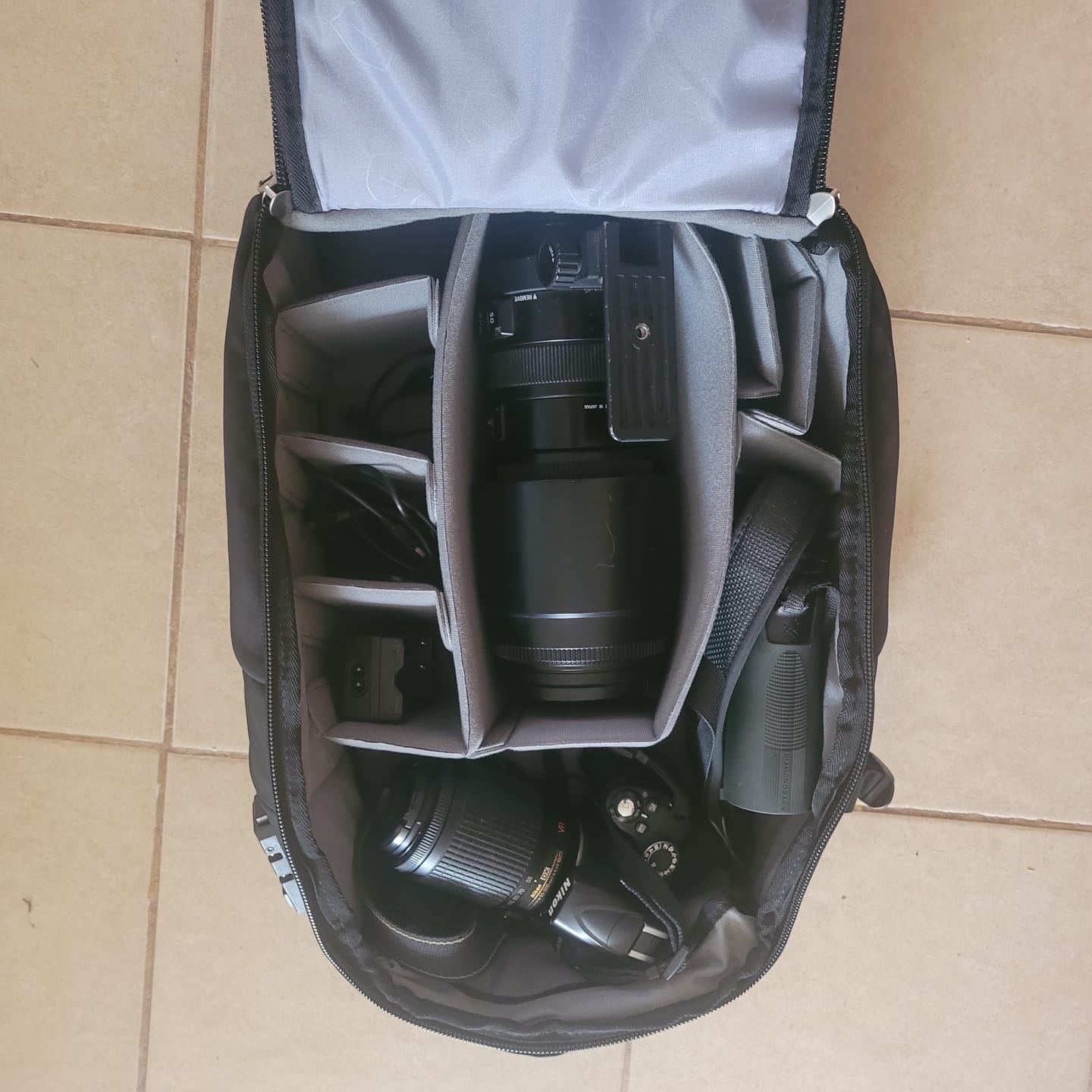 Customer photo review of Professional Photography Backpack