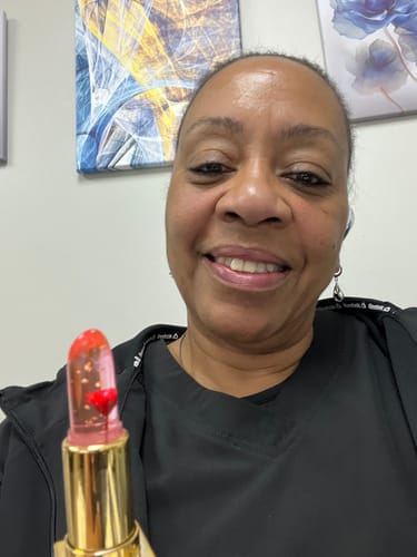 Customer photo review of Color-Match Lipstick