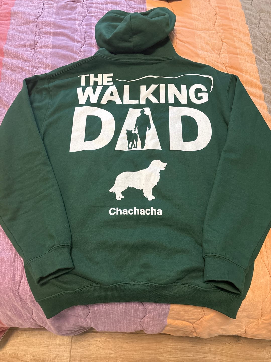 Customer photo review of The Walking Dad - Felpa personalizzata