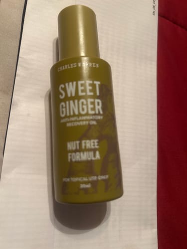 Customer photo review of [Nut-Free] Sweet Ginger Dry Oil for Sensitive Skin