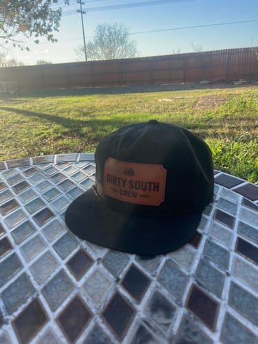 Customer photo review of Custom Leather Patch Rope Hat - Richardson 256 UMPQUA