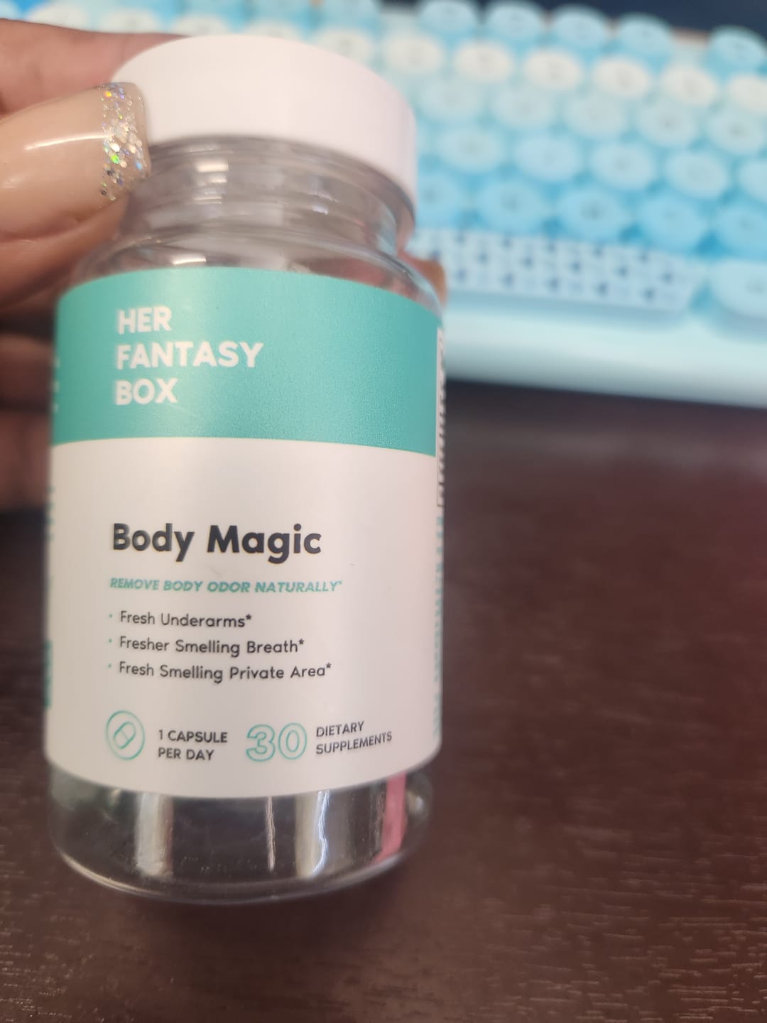 Customer photo review of Body Magic Chlorophyll Pill for Feminine Odor - 3 pk