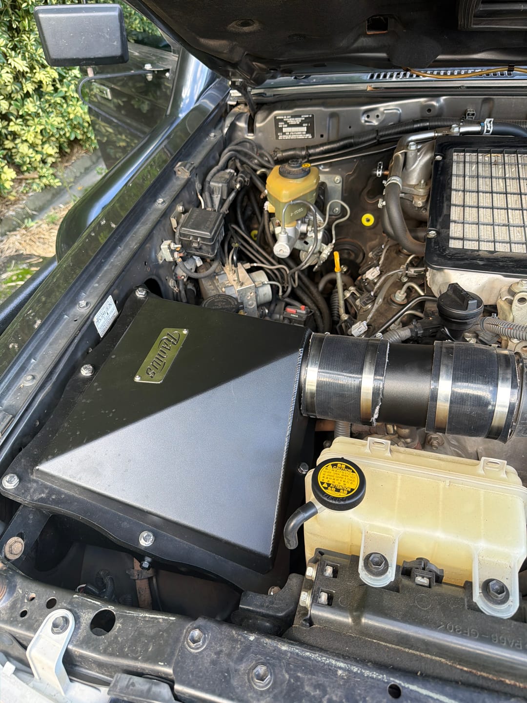 Customer photo review of Custom Air Box to suit Toyota 79 Series Landcruiser VDJ