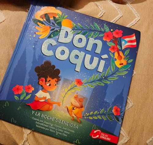 Customer photo review of Don Coquí | Libro Bilingüe
