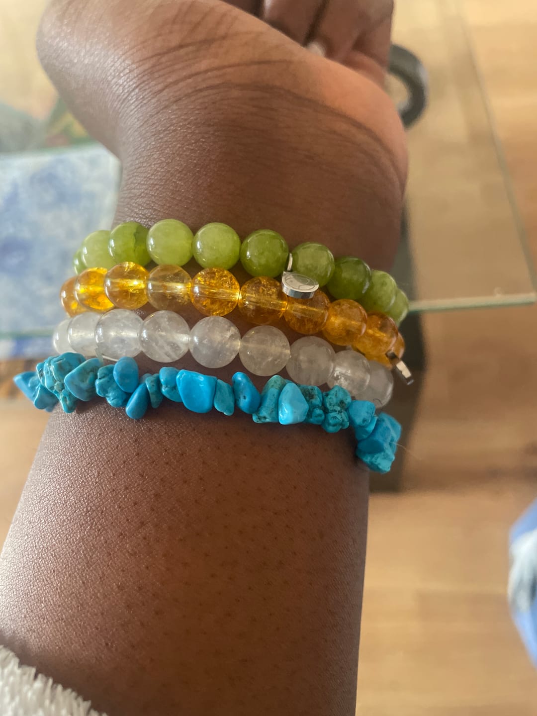 Customer photo review of Peridot Bracelet