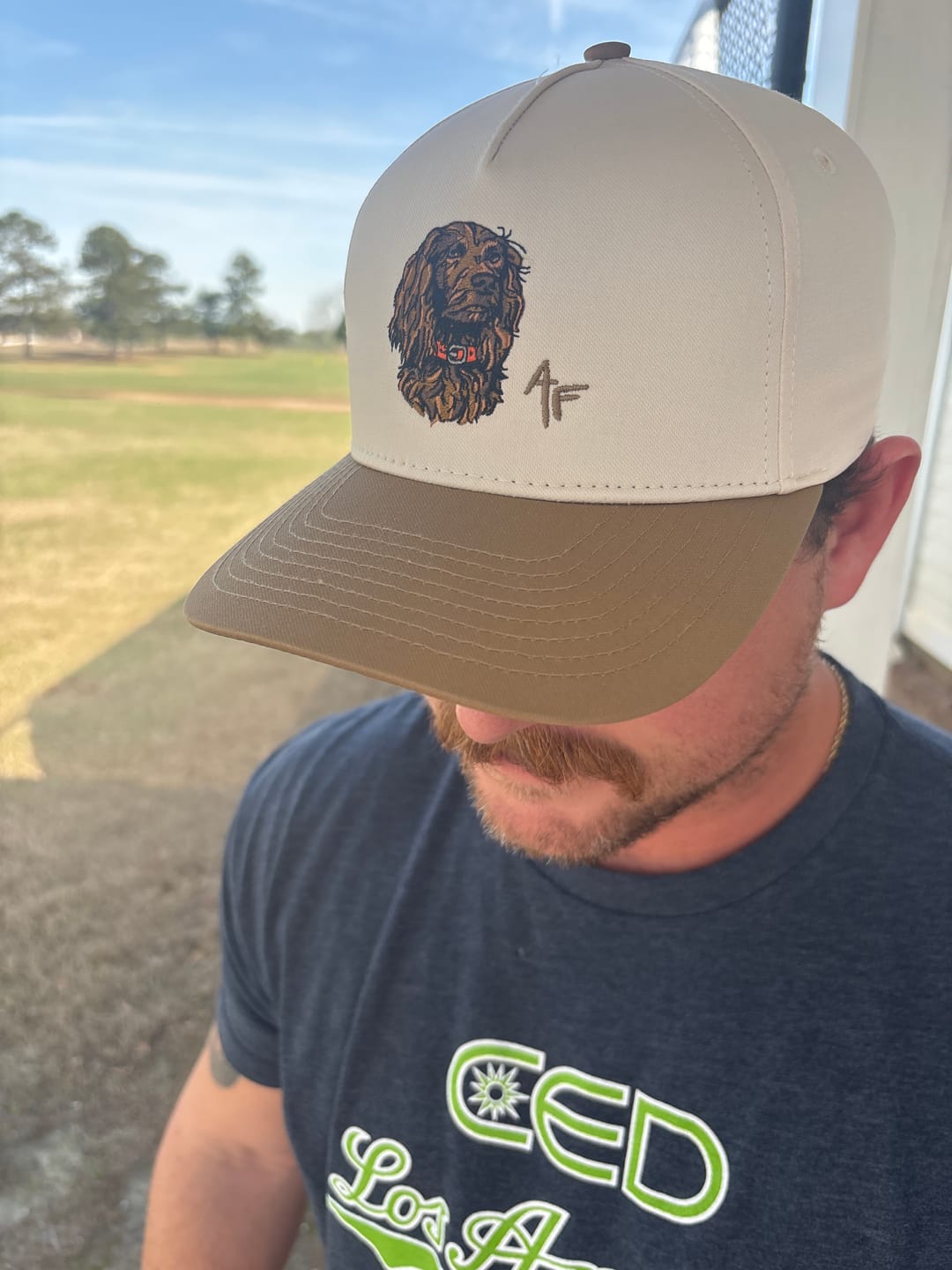 Customer photo review of The Boykin - Cream Brown Bill